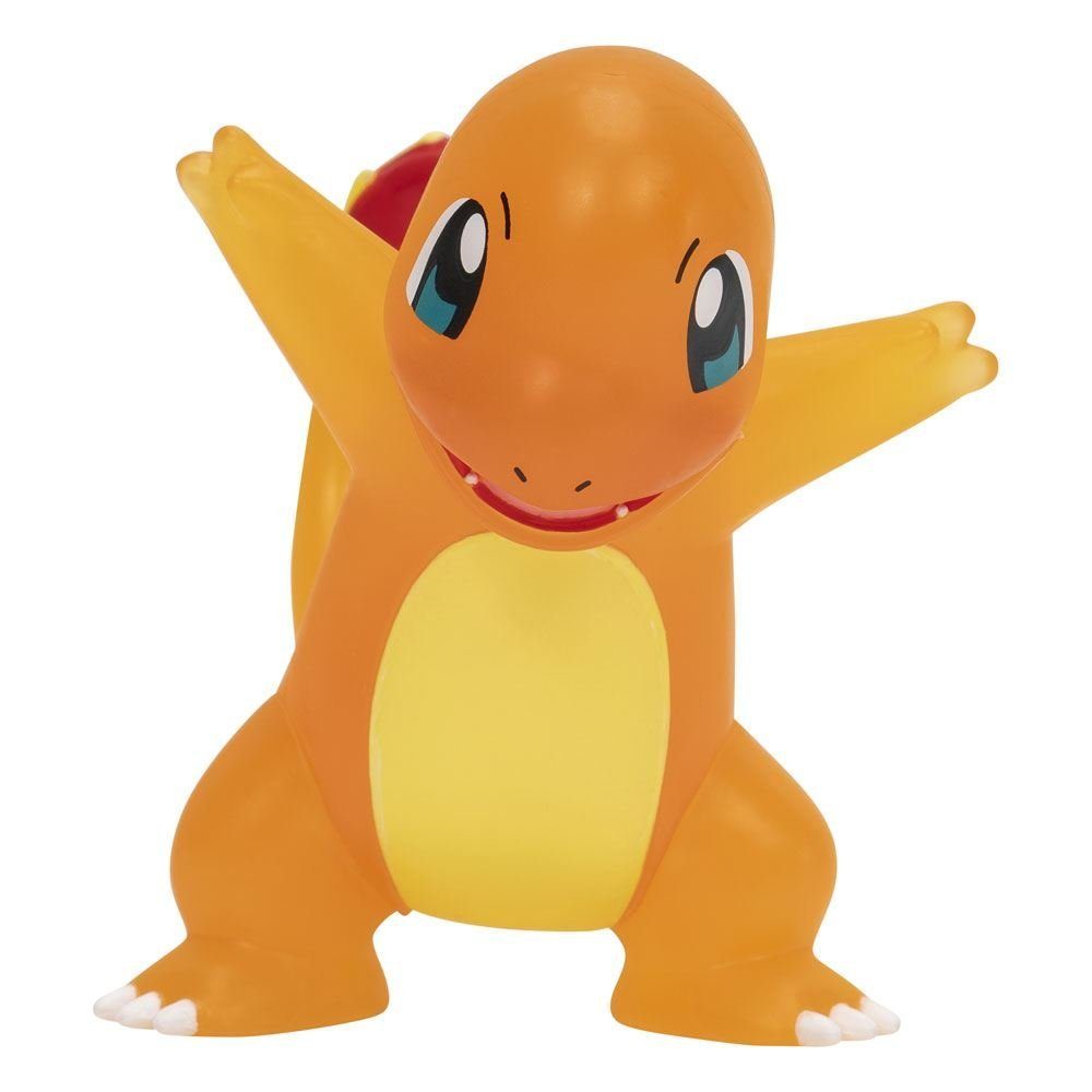 POKÉMON Spielfigur Pokémon Select Battle Figur Glumanda (durchsichtig) 7,5 cm