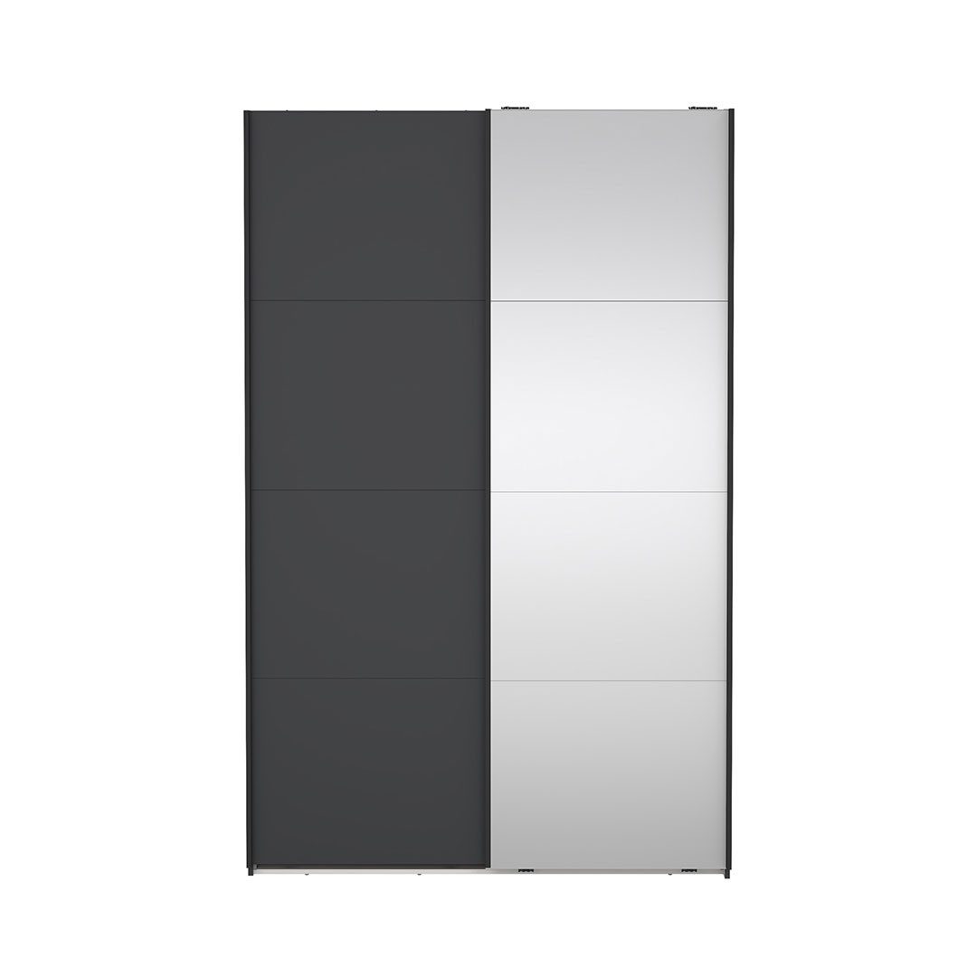 Tvilum Kleiderschrank Bergamo Schiebetürenschrank 2 Türen 140x220cm matt