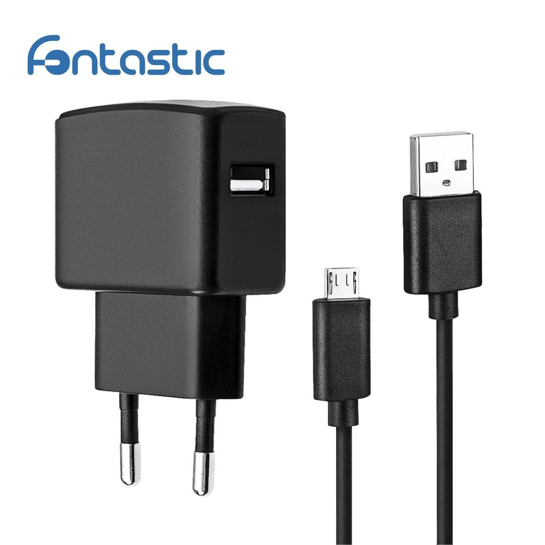 fontastic Essential Netzteil USB 2.4A Handy-Netzteile (150cm. Kabel - Netzteil USB 2.4A)