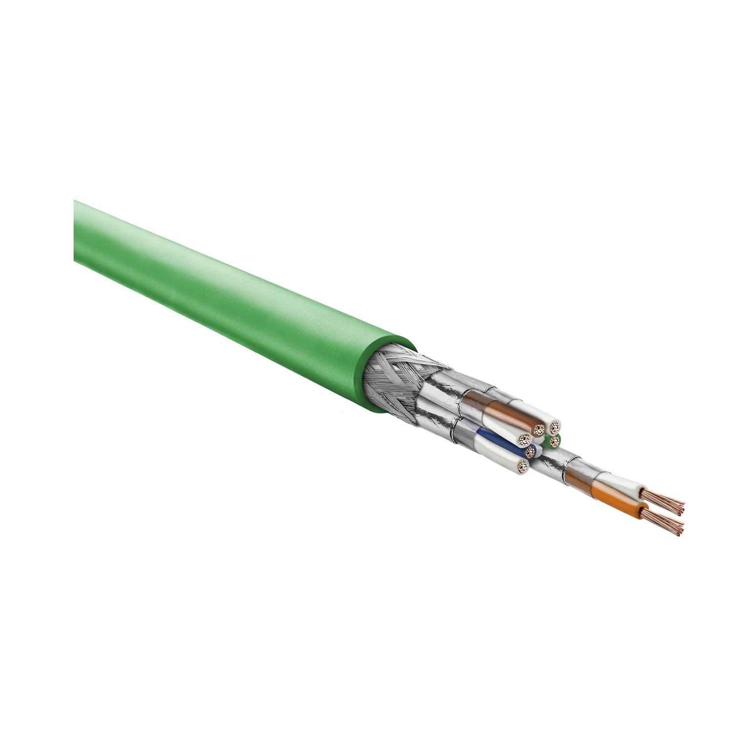 Helukabel Titel:Ethernetleitung Cat. 7 für flexible Anwendung 8-adrig, Kabeltyp Elektro-Kabel, (1 cm)