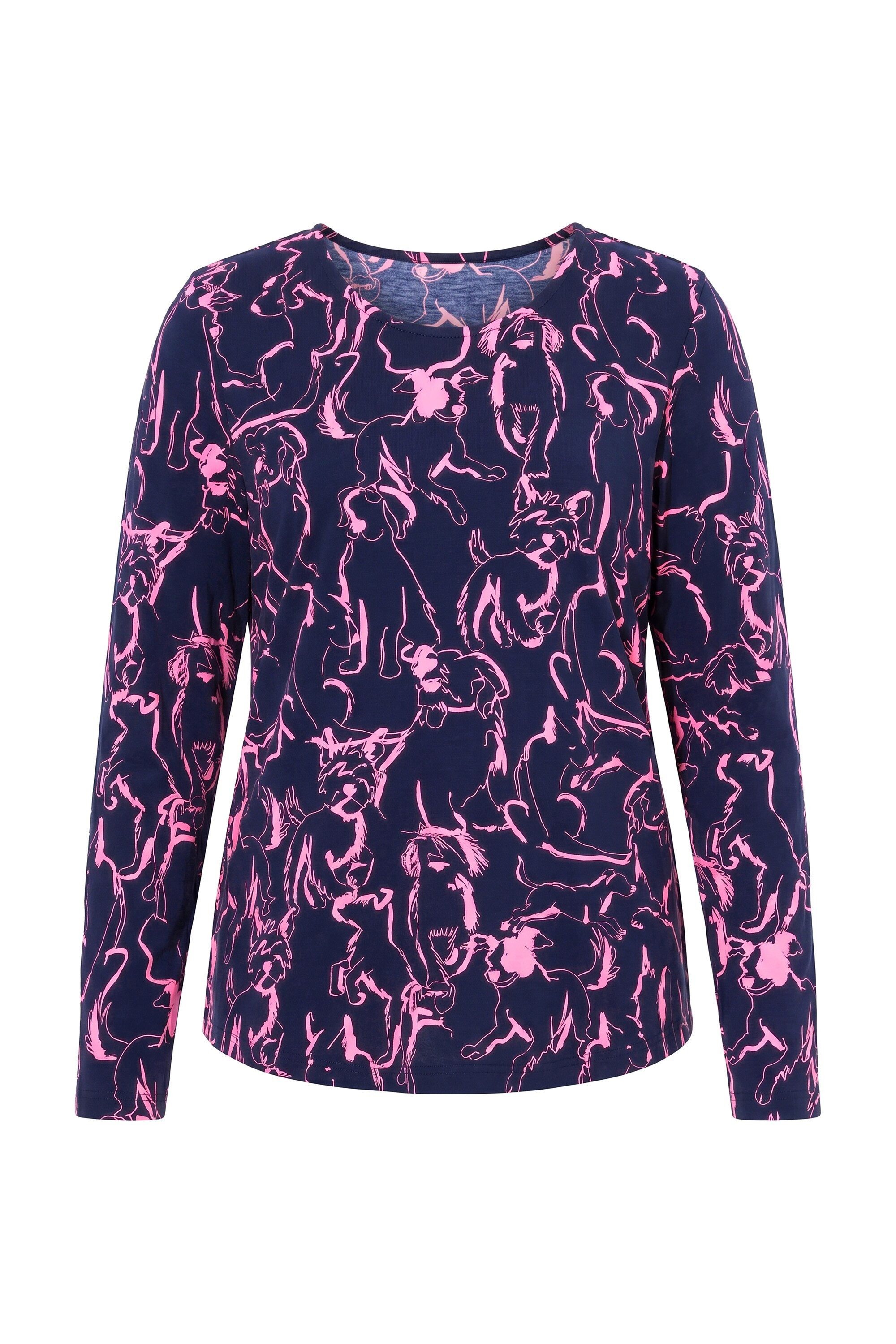 Laurasøn Longsleeve Shirt Langarm Rundhalsausschnitt Print – Bild 2 von 4