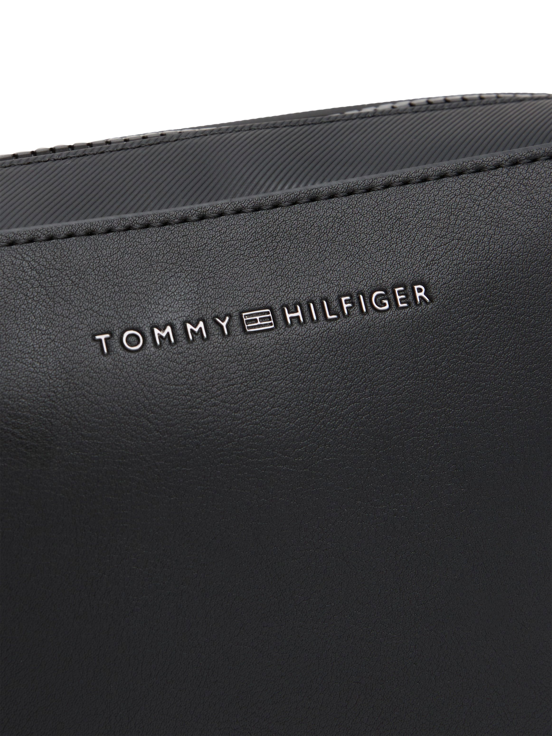 Tommy Hilfiger Kulturbeutel TH FOUNDATION WASHBAG, Unisex Kosmetikbeutel, Minibag mit Handschlaufe