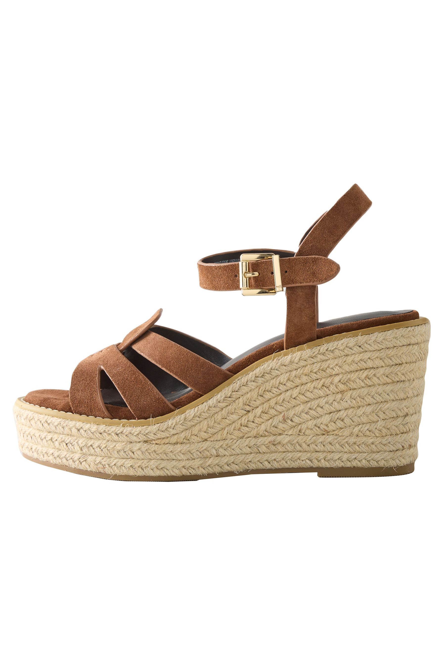 Next Forever Comfort® Lederschuhe mit Keilabsatz Sandale