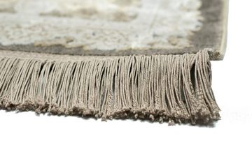 Wollteppich Wollteppich Luxus Teppich Orient mit Ornamenten aus Naturfasern, Teppich-Traum, rechteckig, Höhe: 7 mm, Wollteppich