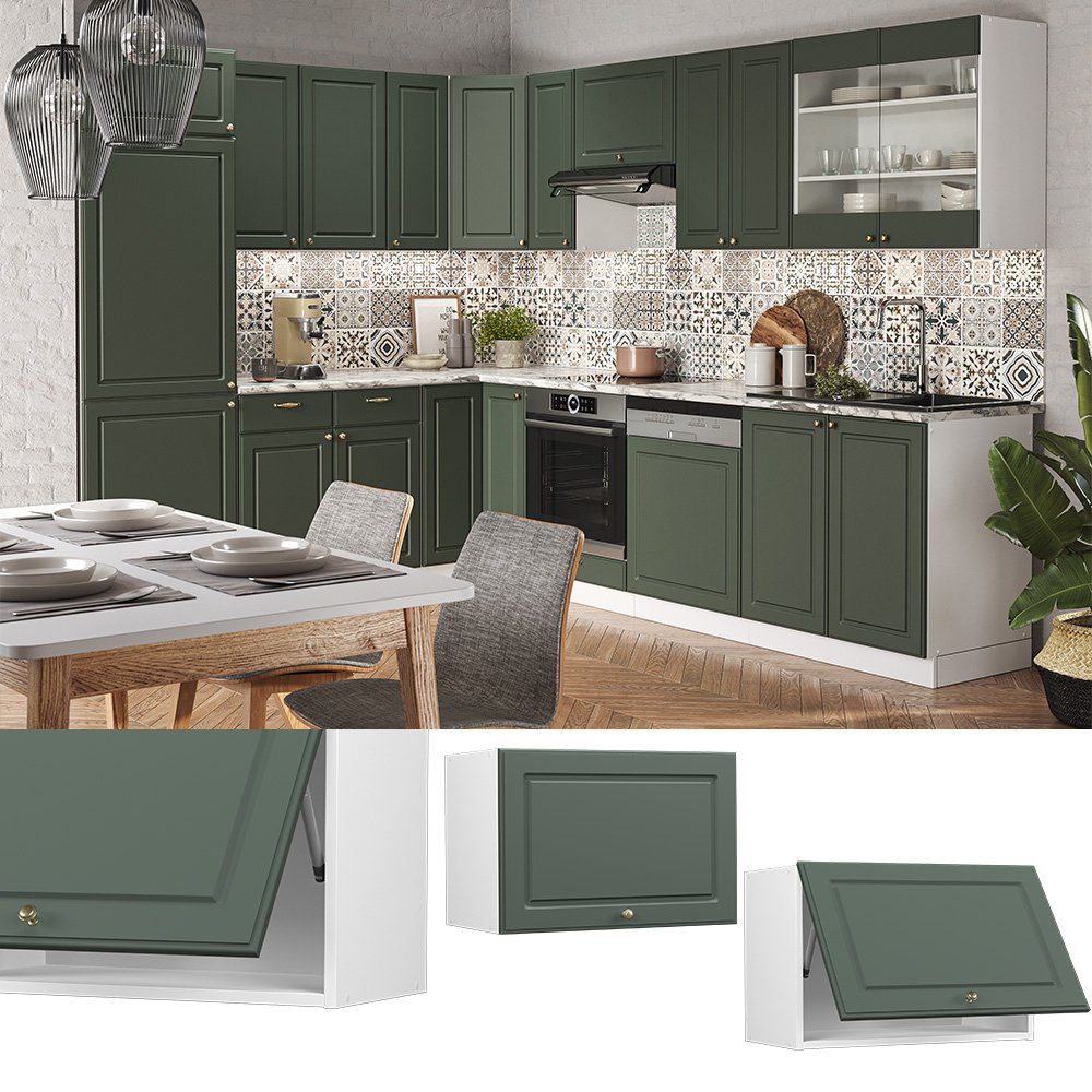 Vicco Hängeschrank Fame-Line, Grün-Gold Landhaus/Weiß, 60 günstig online kaufen