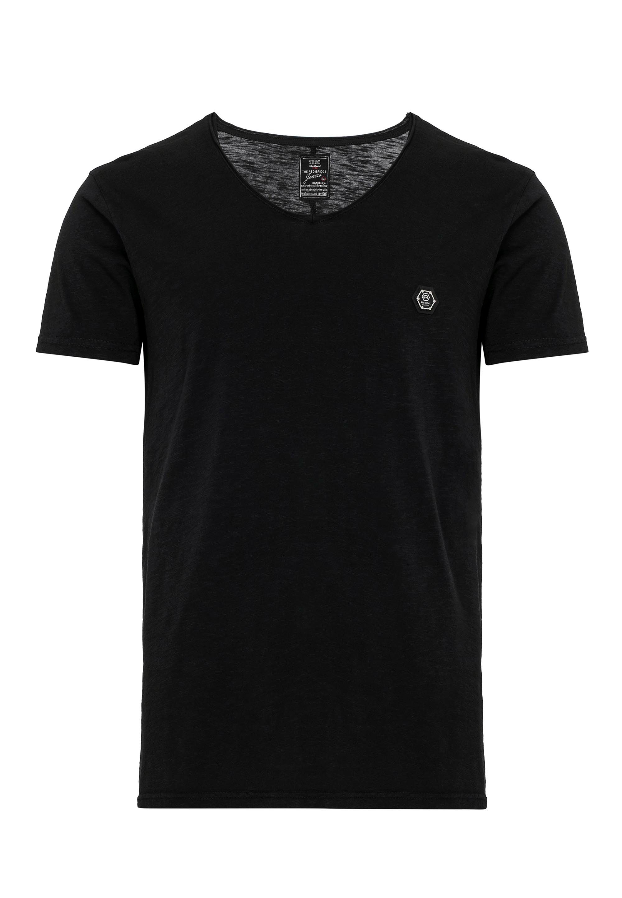 Design RedBridge lässigem schwarz T-Shirt Houston in
