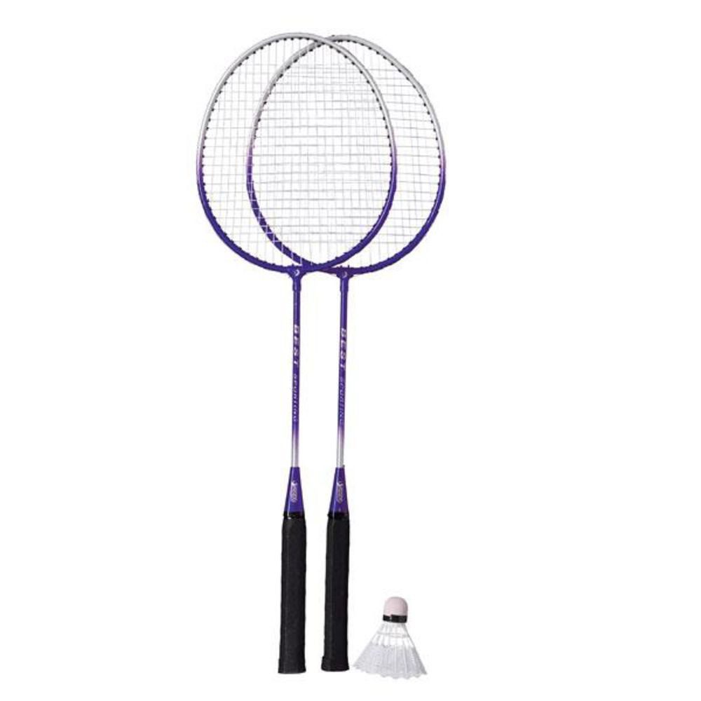 Best Sporting Spielzeug-Gartenset, Badminton-Spiel-Garnitur 3-teilig blau/silber