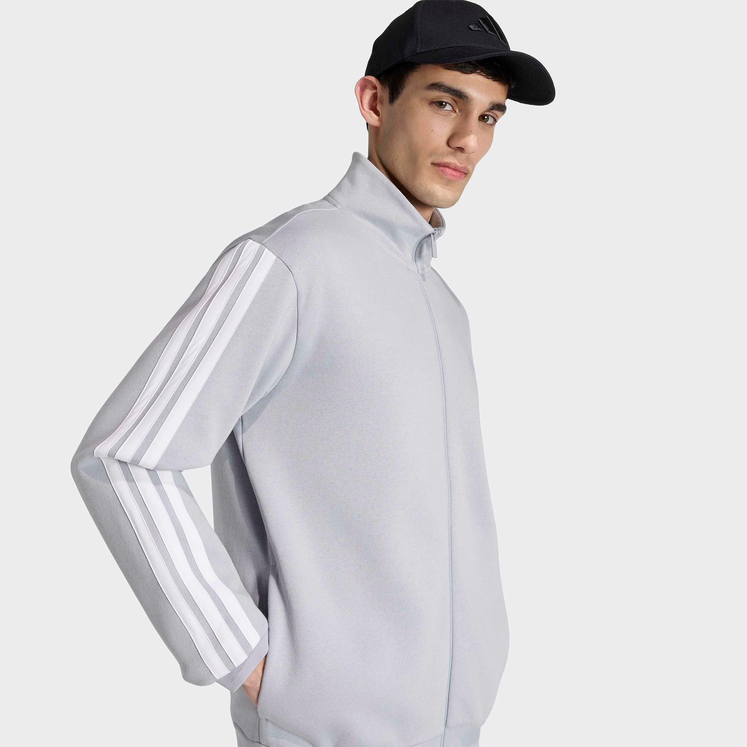 adidas Sportswear Trainingsanzug 3-STREIFEN FLEECE (2-tlg) günstig online kaufen
