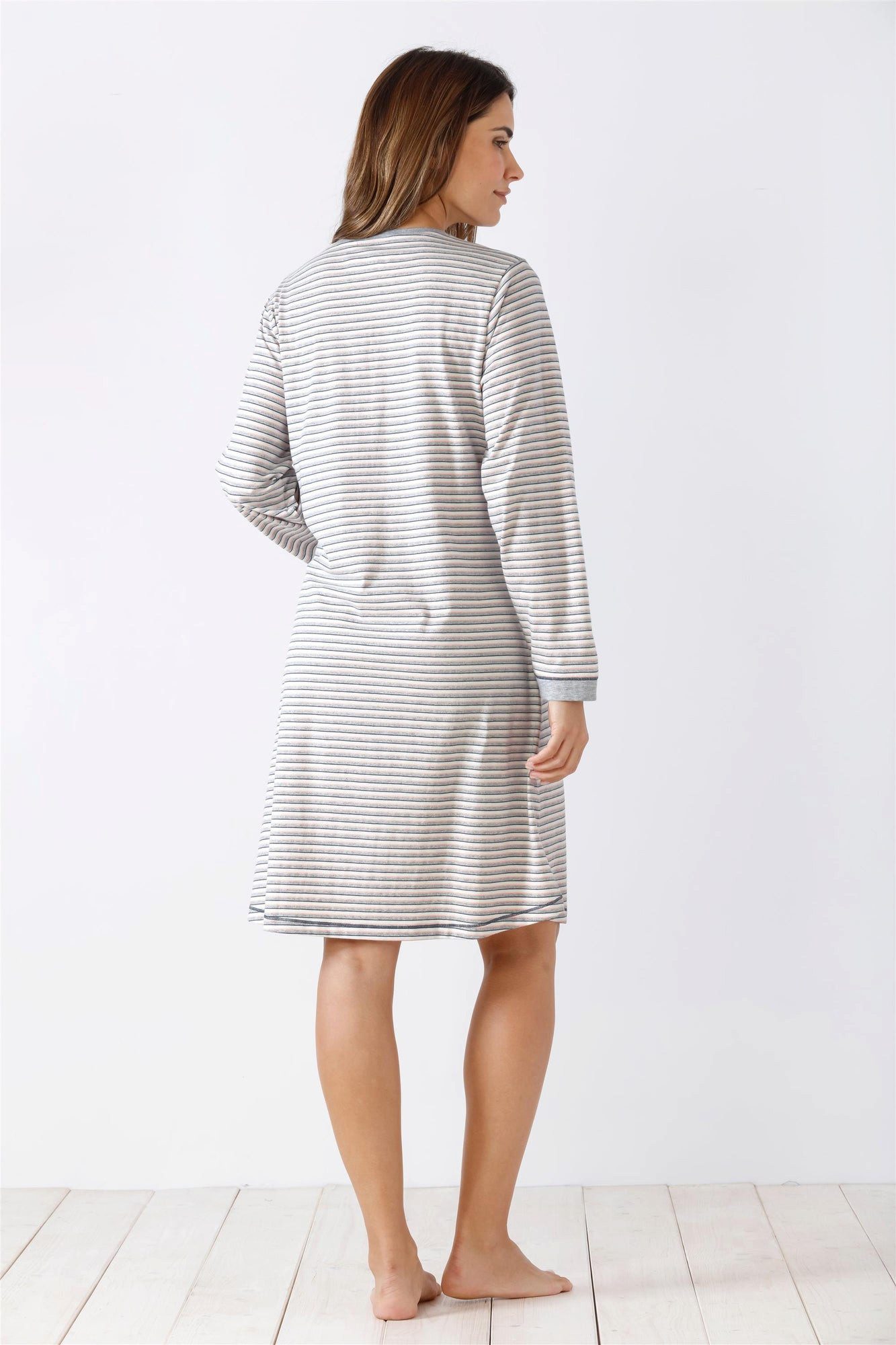 Hajo Nachthemd Damen Nachthemd mit Bündchen Klima-Light® Single Jersey günstig online kaufen