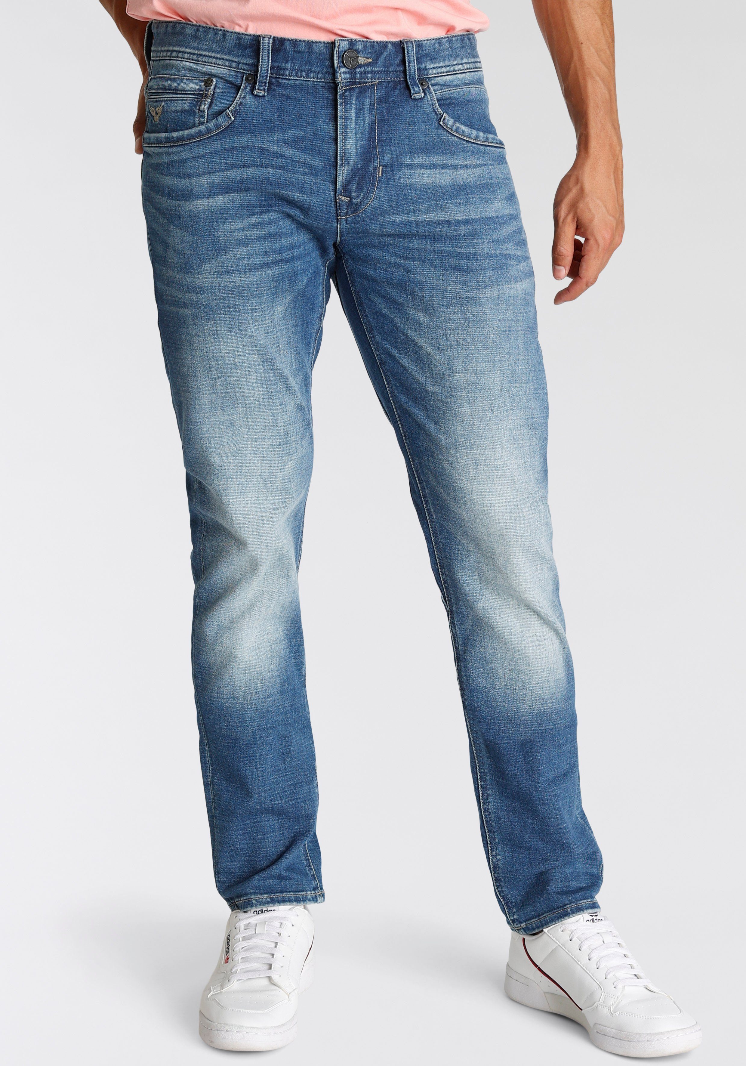 PME LEGEND Slim-fit-Jeans Tailwheel mittelblau