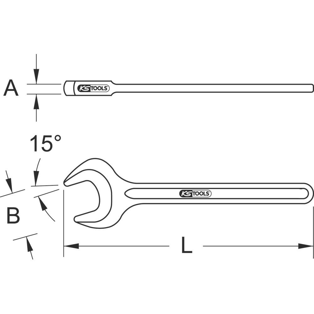 517.0546 5170546 KS Maulschlüssel Tools Tools KS Einmaulschlüssel