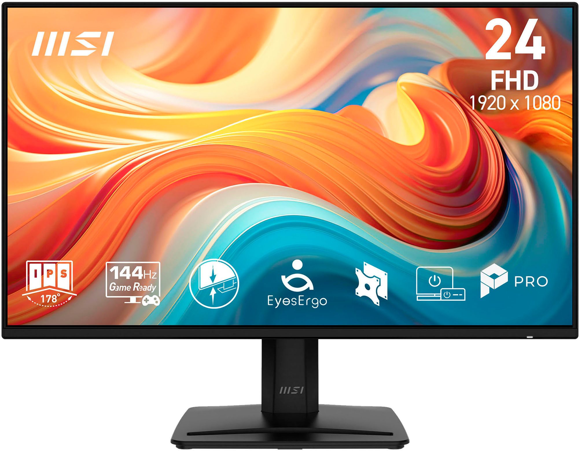 MSI PRO MP242 E14A LED-Monitor (61 cm/24 ", 1920 x 1080 px, Full HD, 1 ms Reaktionszeit, 144 Hz, IPS)