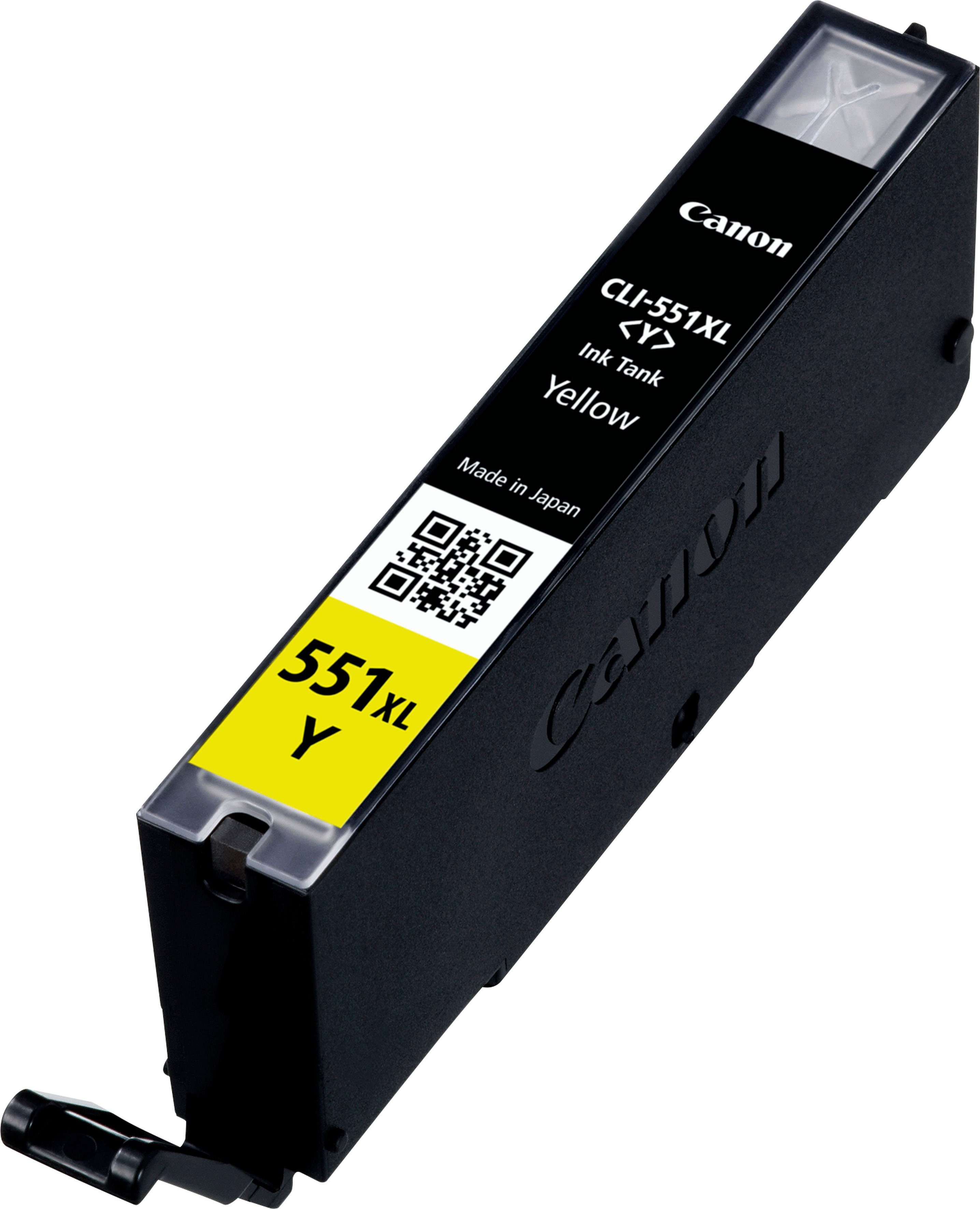 Canon CLI-551Y XL Tintenpatrone (original Druckerpatrone 551 gelb (yellow)