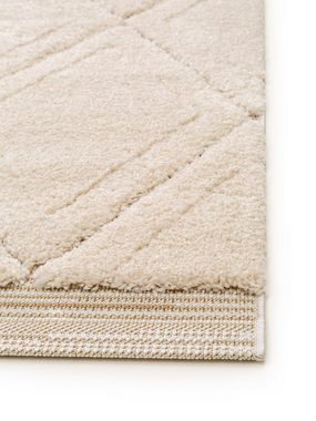 Hochflor-Teppich Aimee, benuta, rechteckig, Höhe: 21 mm, Kunstfaser, Berber, Ethno-Style, Wohnzimmer