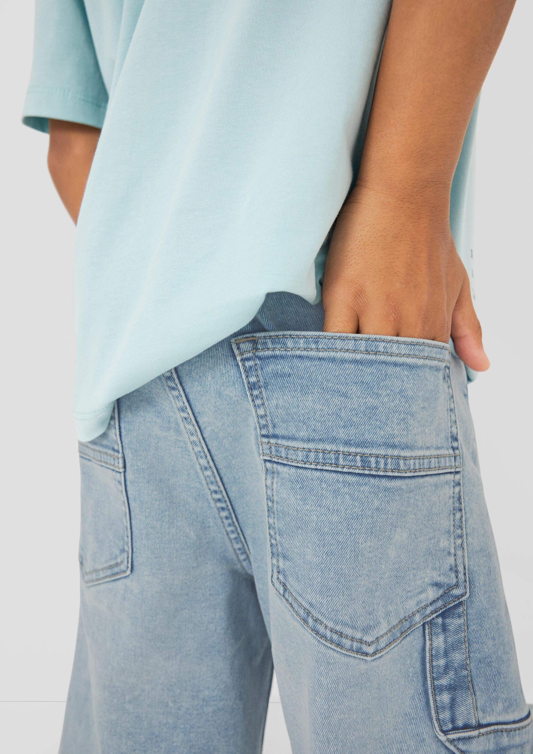s.Oliver Jeansshorts Jeans-Hose BAGGY Bermuda Jeans Baggy / Relaxed Fit / Mid Rise / Wide Leg