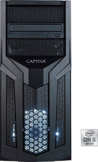 CAPTIVA I56-068 Advanced Gaming-PC (Intel Core i5 10400 Comet Lake, GTX 1650, 8 GB RAM, 1000 GB HDD, 480 GB SSD, Luftkühlung)