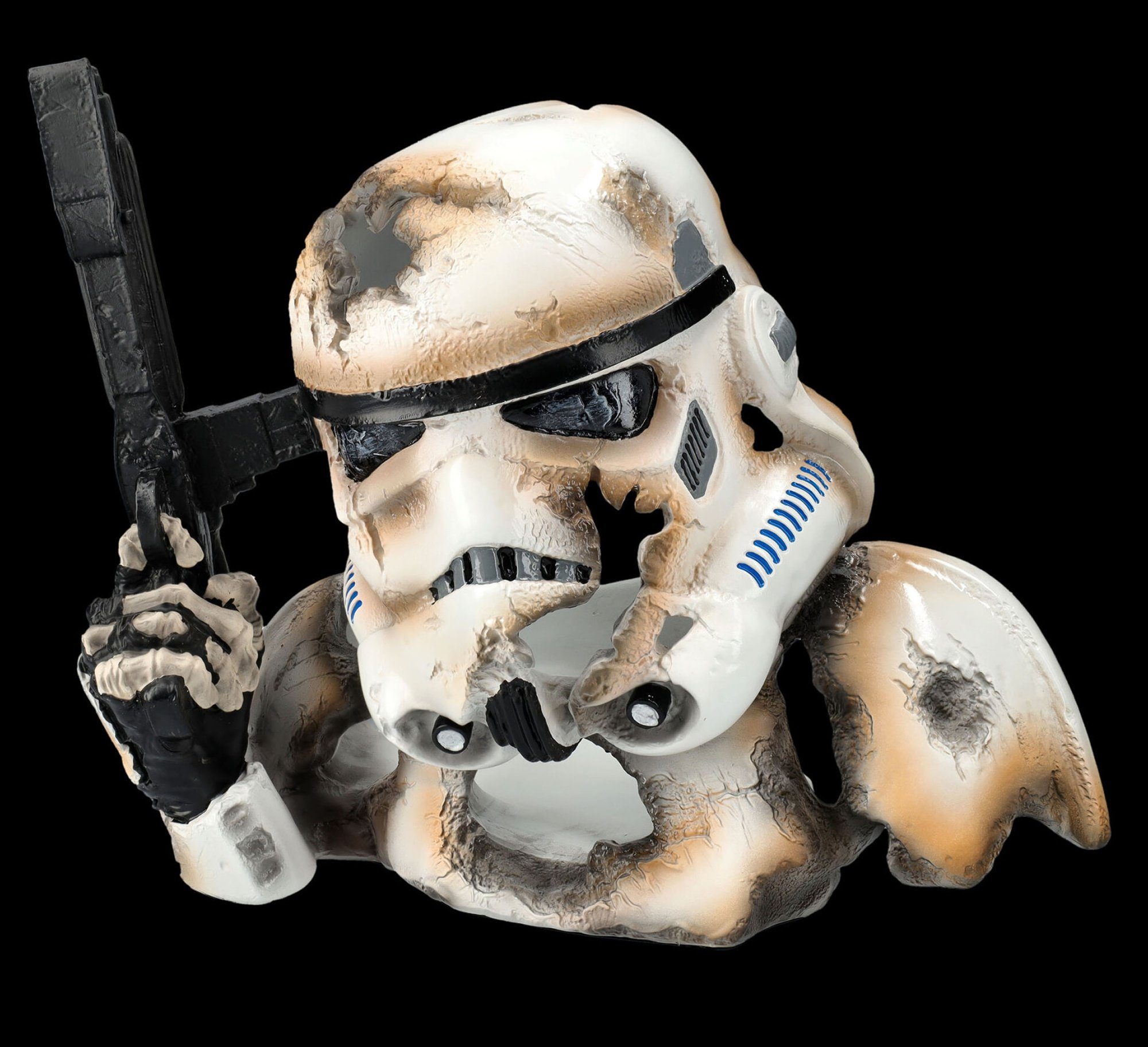 Figuren Shop GmbH Dekofigur Stormtrooper Figur - Blasted Büste - Sci-Fi Merchandise Dekofigur