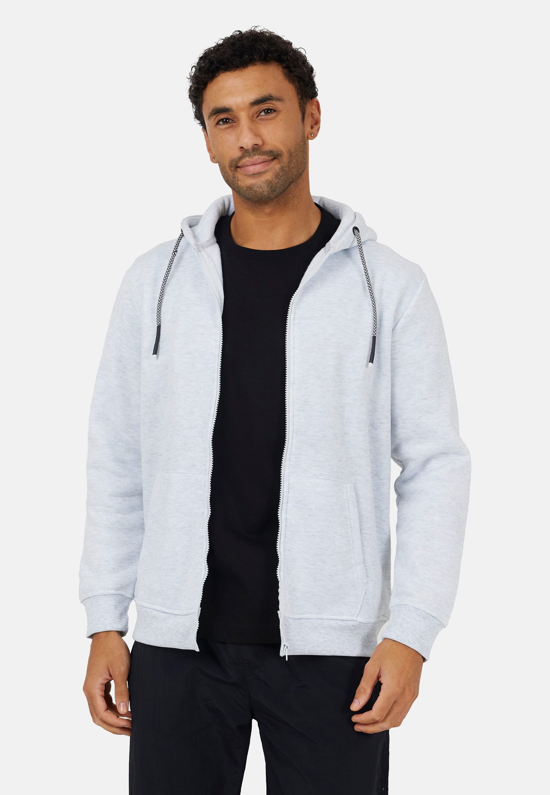 Brave Soul Kurzjacke Herren-Kapuzenjacke mit durchgehendem Reißverschluss