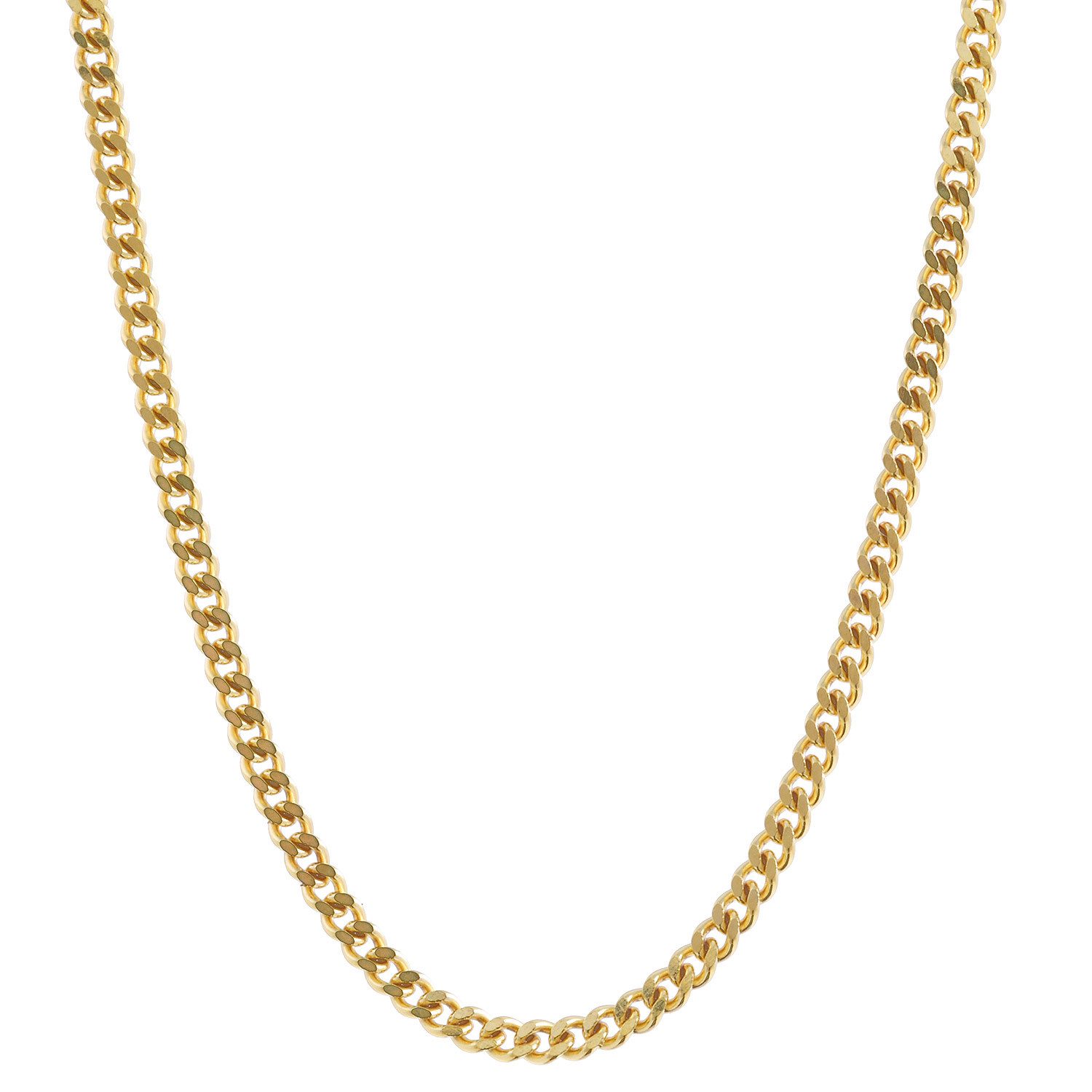 HOPLO Panzerkette Goldkette Panzerkette Länge 36cm - Breite 1,4mm - 333-8 Karat Gold, Made in Germany