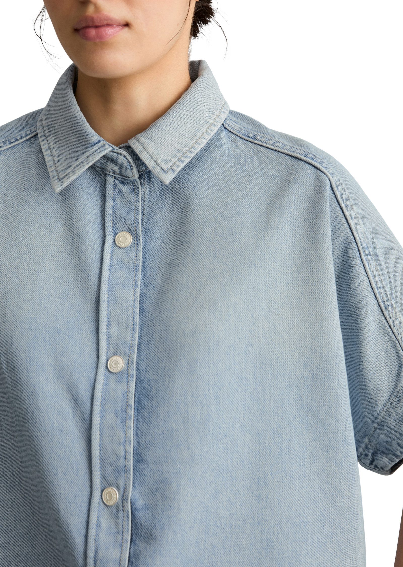 Marc O'Polo DENIM Jeansbluse aus reiner Baumwolle – Bild 4 von 5