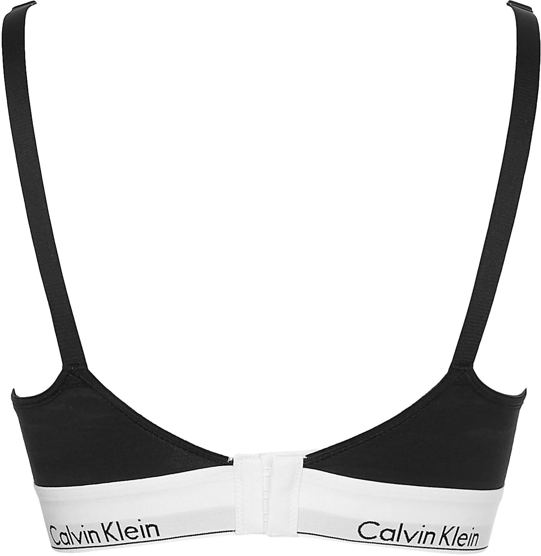 Calvin Klein Logo Unterbrustband schwarz Underwear Still-BH mit