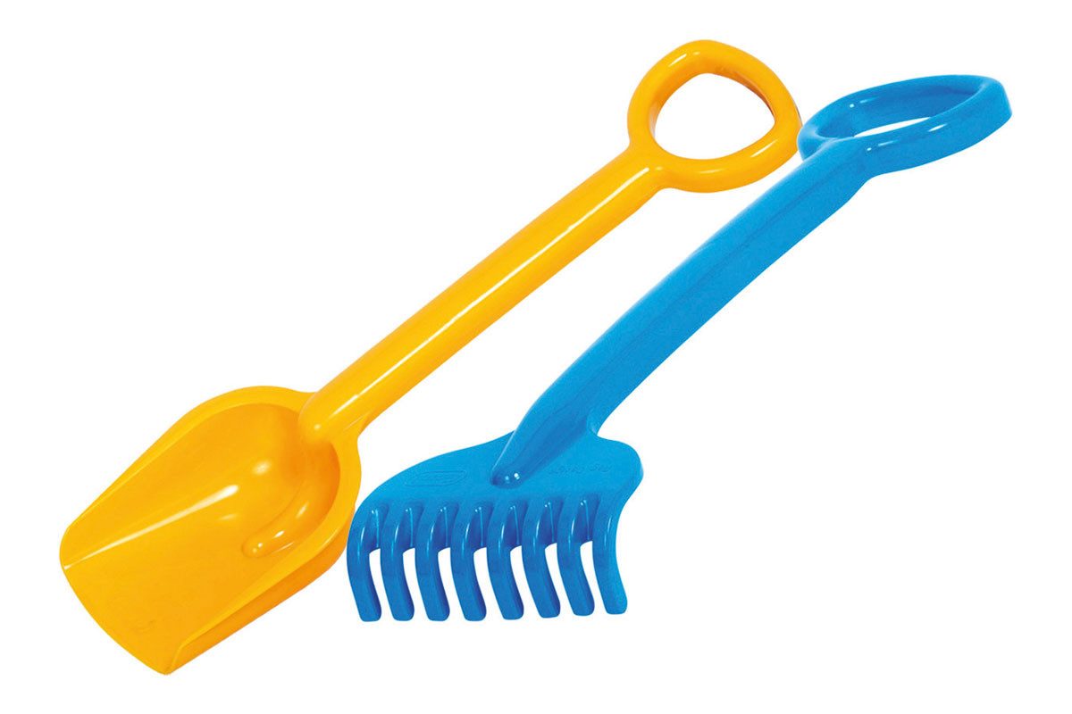 GOWI Kinder-Schaufel Schaufel & Rechen Set, (2-tlg)
