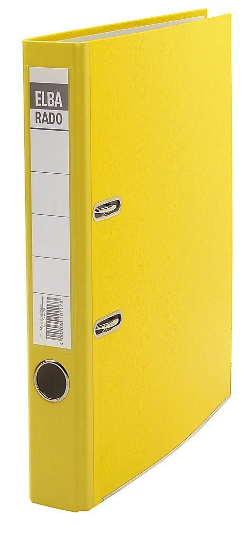 ELBA Aktenordner ELBA Ordner rado brillant, Rckenbreite: 50 mm, gelb