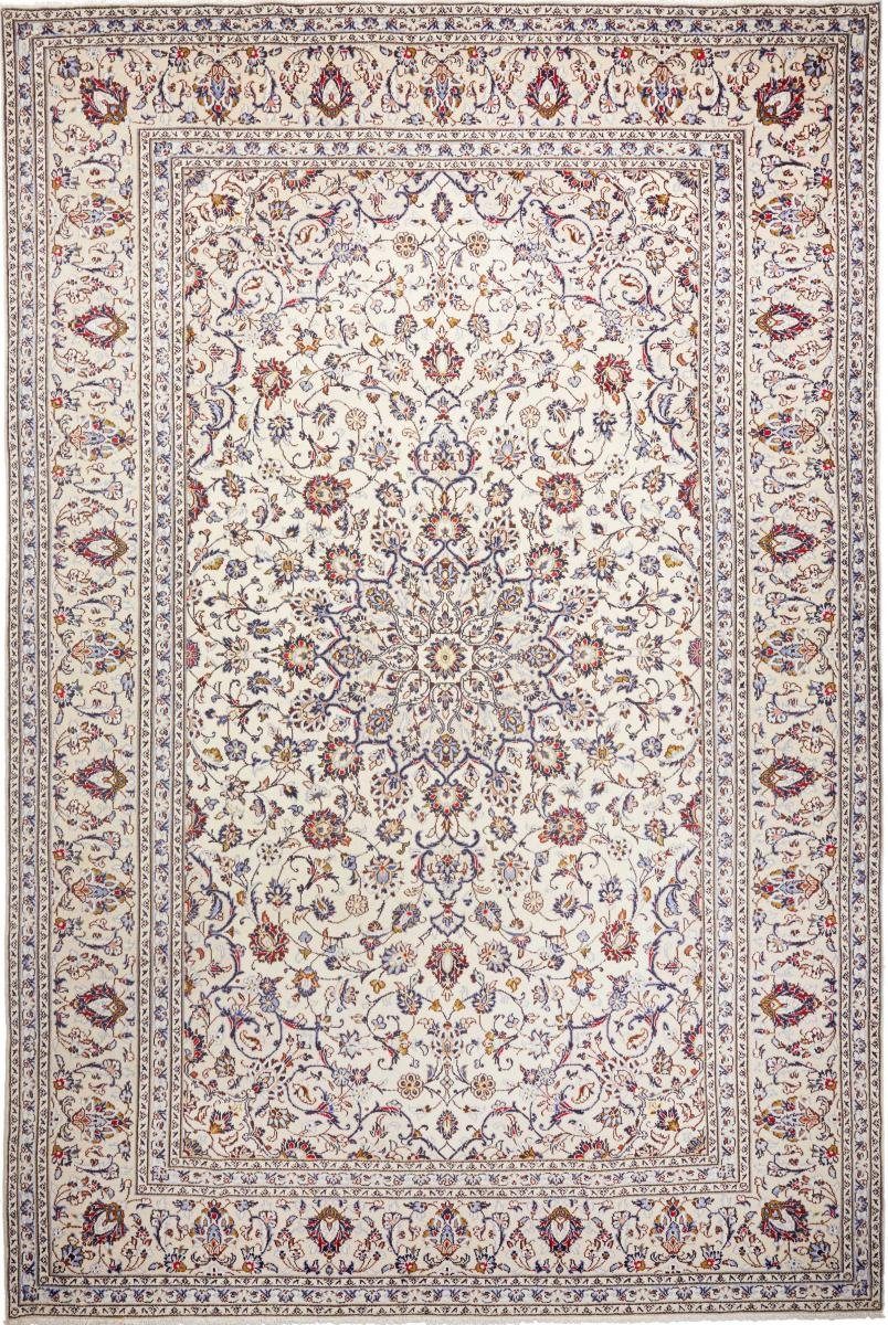 Orientteppich Keshan 243x362 Handgeknüpfter Orientteppich / Perserteppich, Nain Trading, rechteckig, Höhe: 12 mm