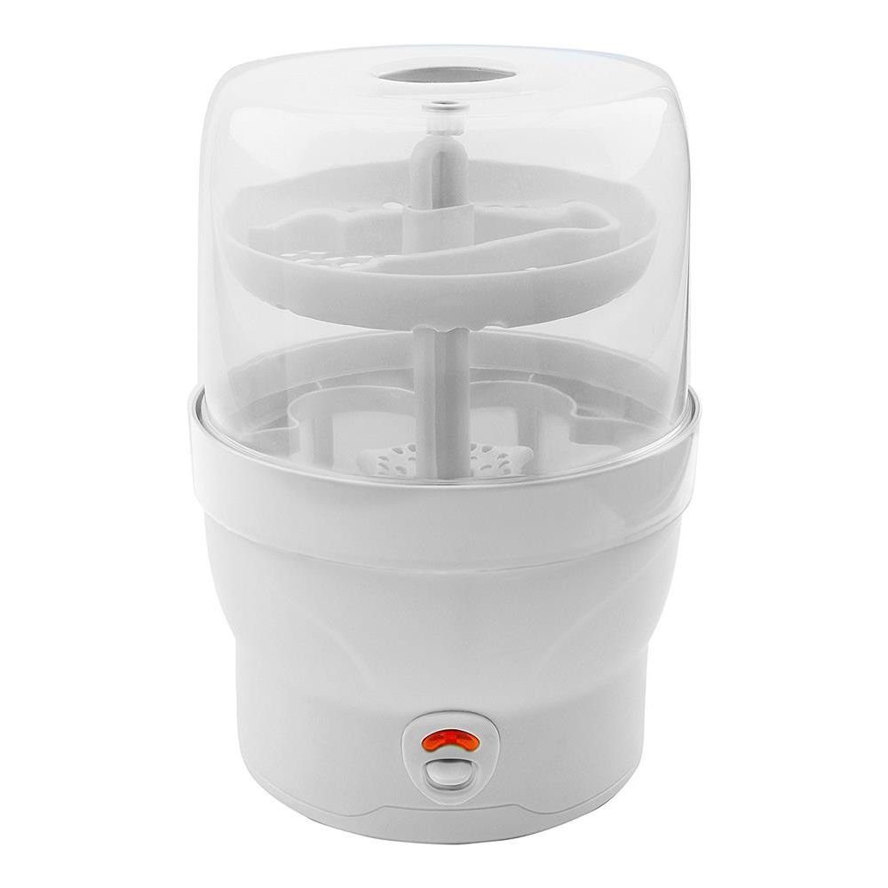 H+H Dampfsterilisator BS 29 Weiß, elektronischer Dampf Sterilisator für Babyflaschen Desinfektionsgerät