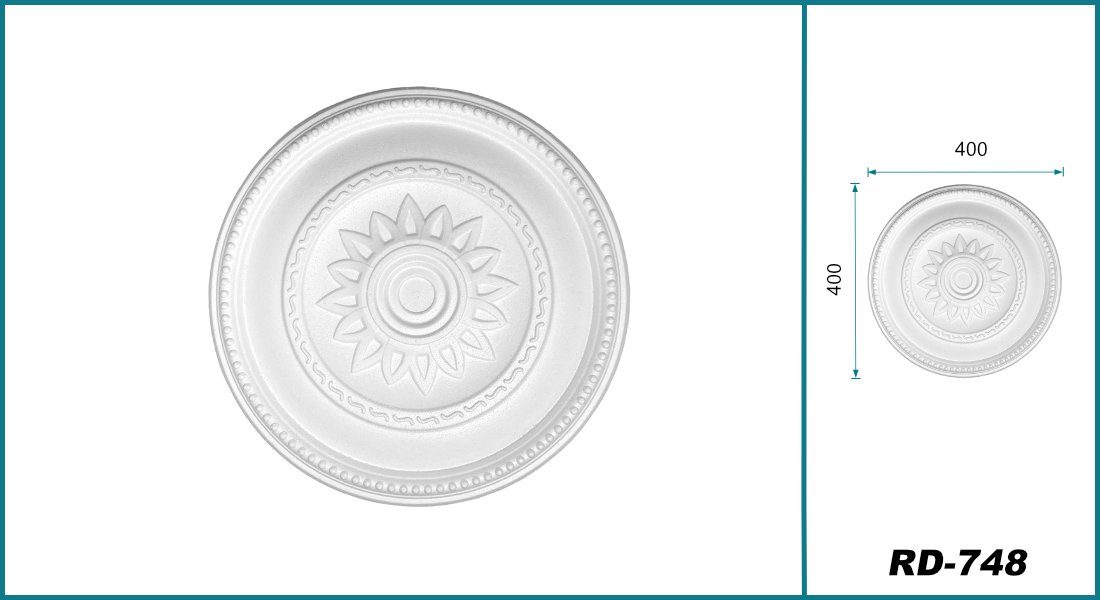 Hexim Wanddekoobjekt Gänseblume 40cm (HEXIM Stuckrosette aus EPS Styropor w günstig online kaufen