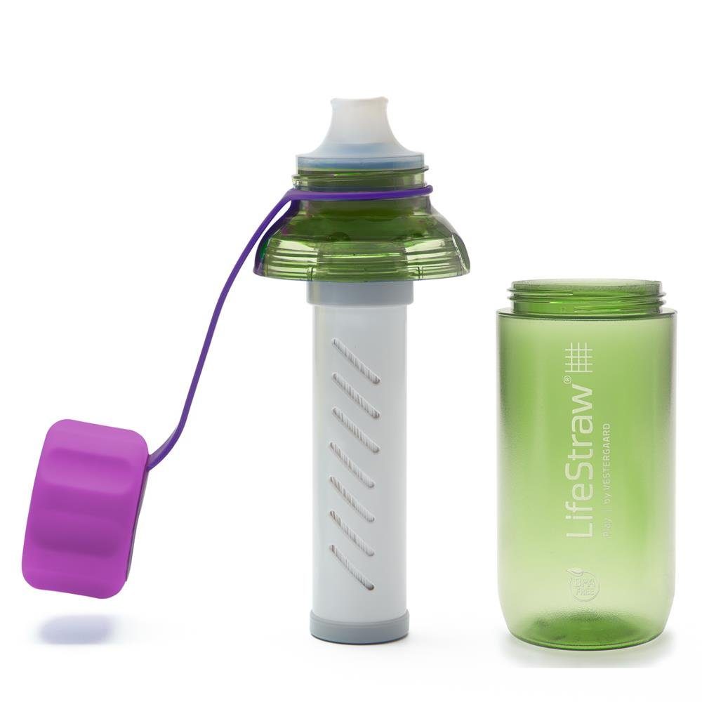 LifeStraw Trinkflasche Play, Wasserflasche, 300ml, Kindertrinkflasche, Wasserfilter