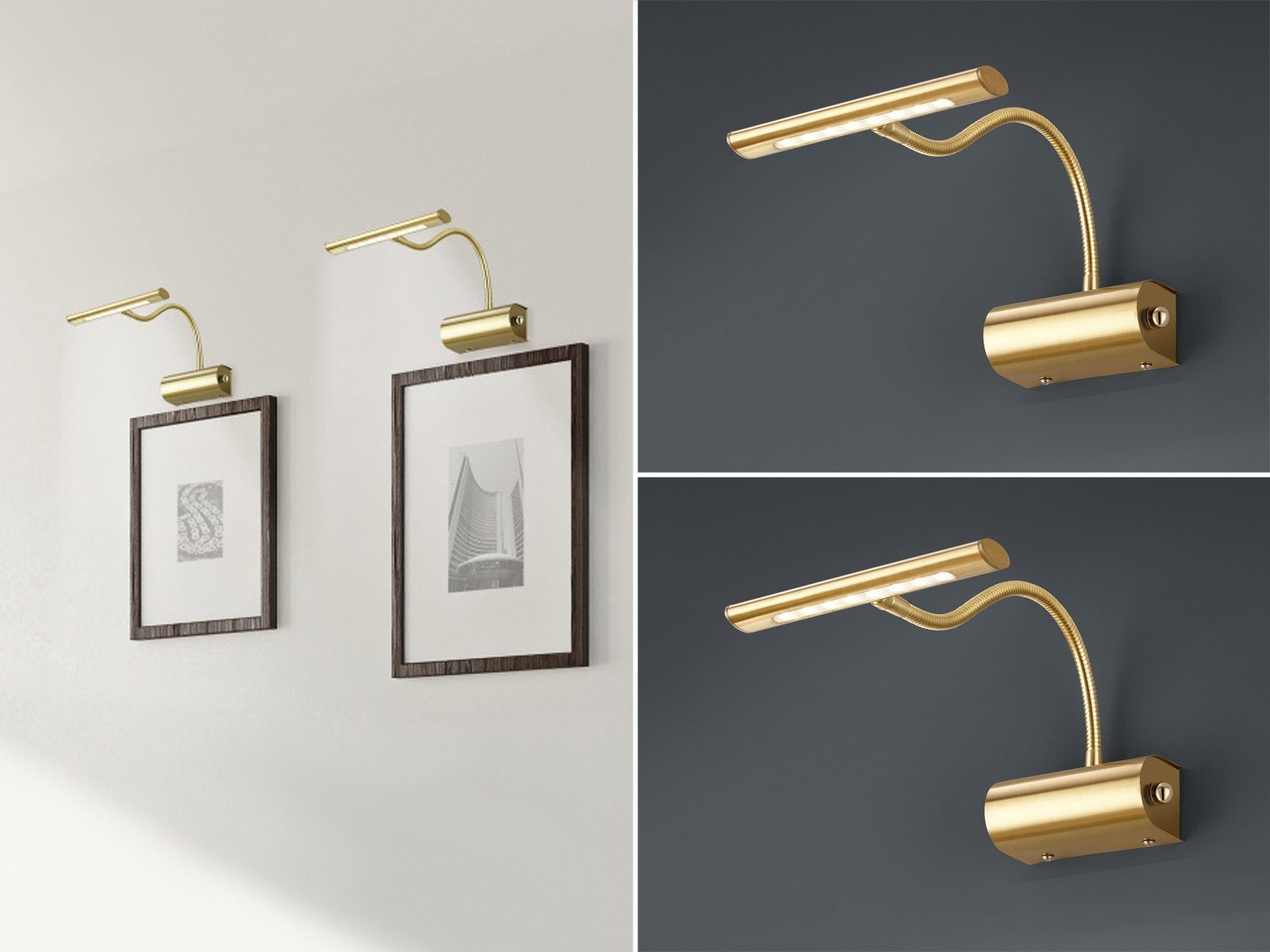 TRIO Leuchten LED Bilderleuchte, Dimmer, LED günstig online kaufen