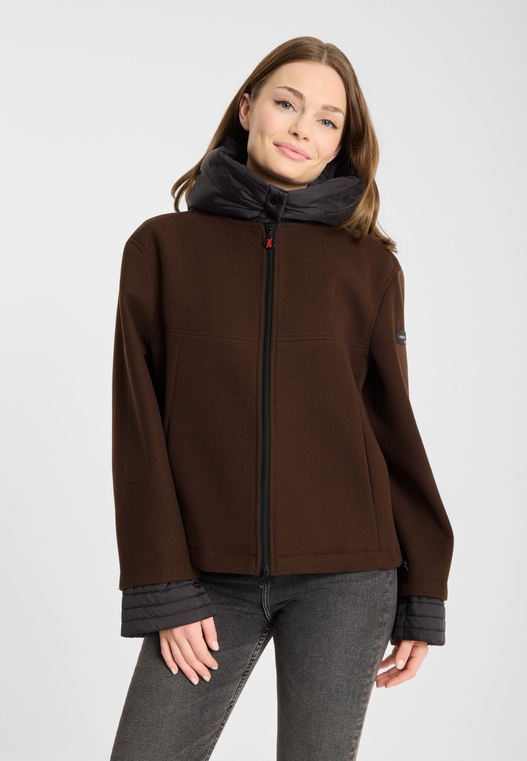 Frieda & Freddies Winterjacke Frieda & Freddies jacke mit abnehmbarer Steppkapuze