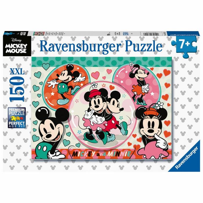 Ravensburger Puzzle Unser Traumpaar Mickey und Minnie Puzzleteile