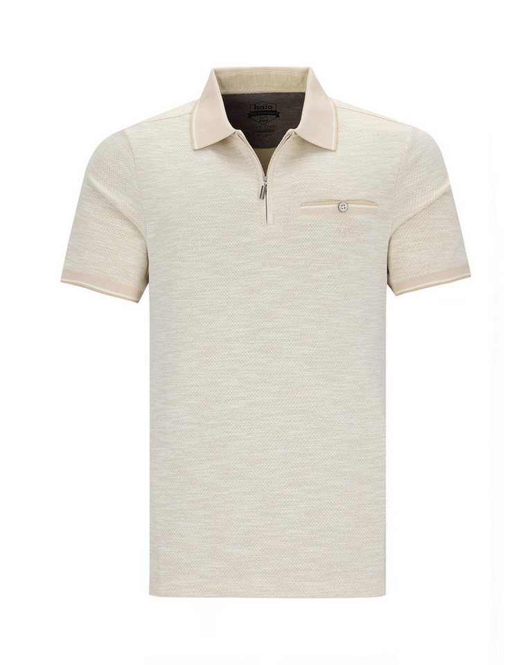 Hajo Poloshirt Softknit-Poloshirt in Alloverjacquard