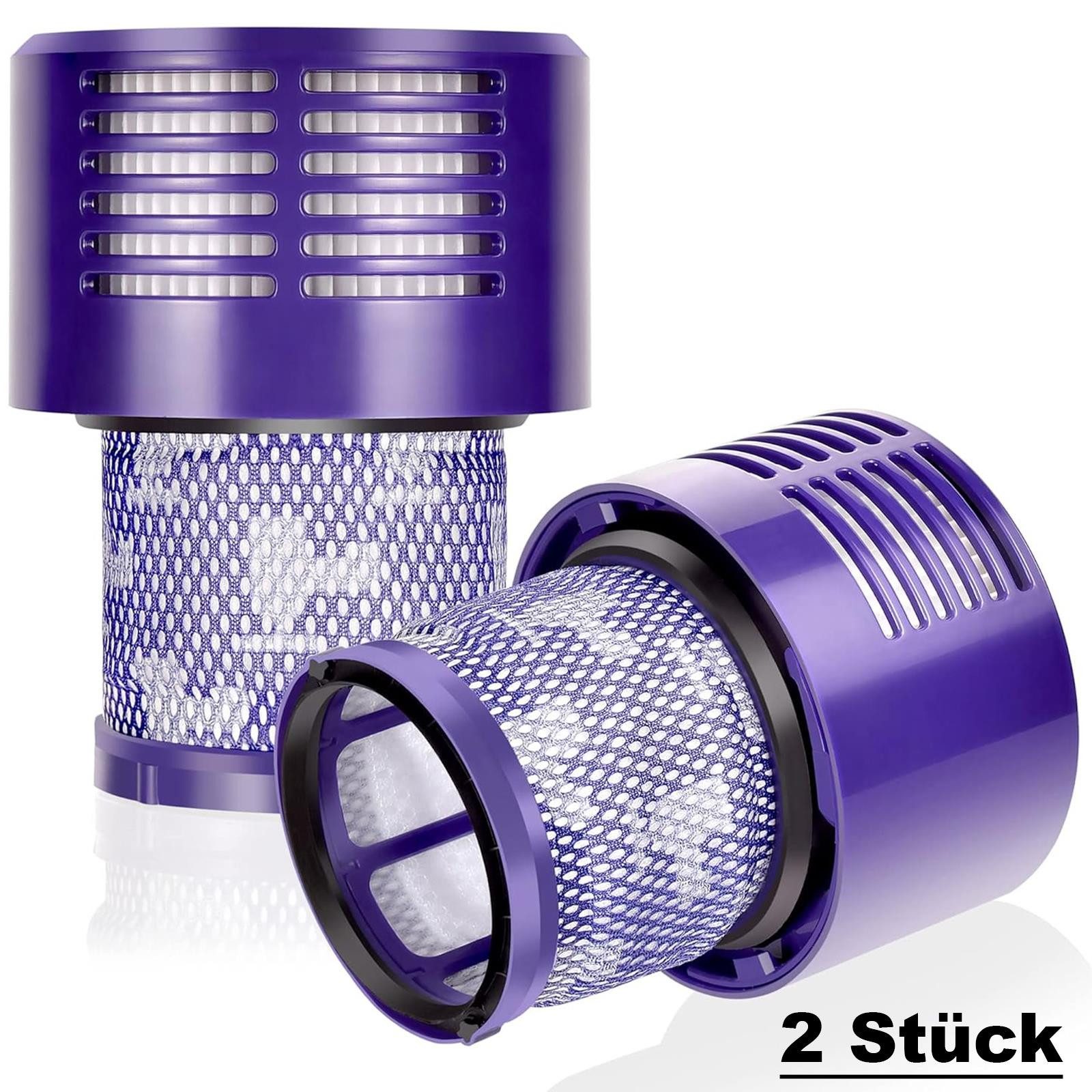 CoolGadget HEPA-Filter 2x Ersatzfilter für Dyson V10, Zubehör für Für Dyson, Premium Hepa Ersatz Filter aus dem Zubehör 100% passgenau