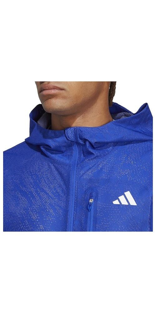 adidas Performance Trainingsjacke Adizero WIND.RDY (schmall, atmungsaktiv, reflektierende Details) blau
