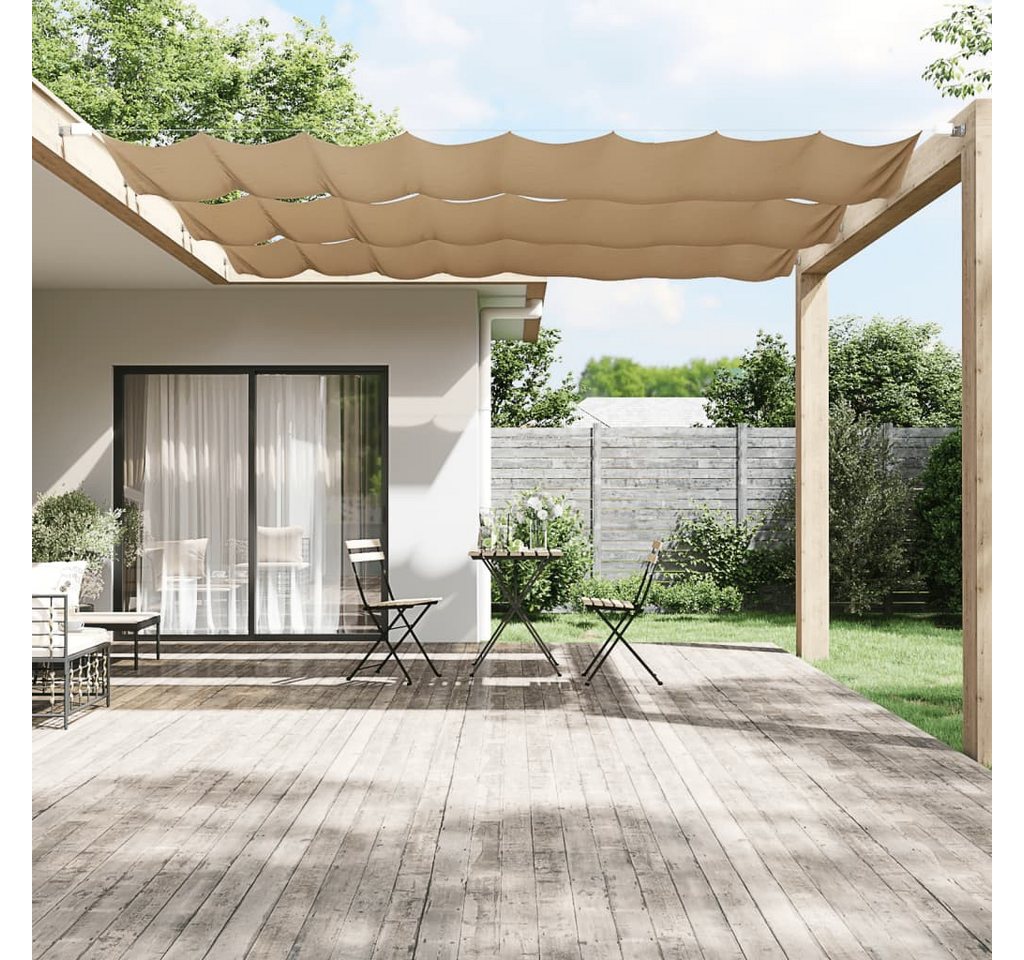 Thumbnail - vidaXL Senkrechtmarkise Sichtschutz Windschutz Taupe 100x1200 cm Oxford-Gewebe