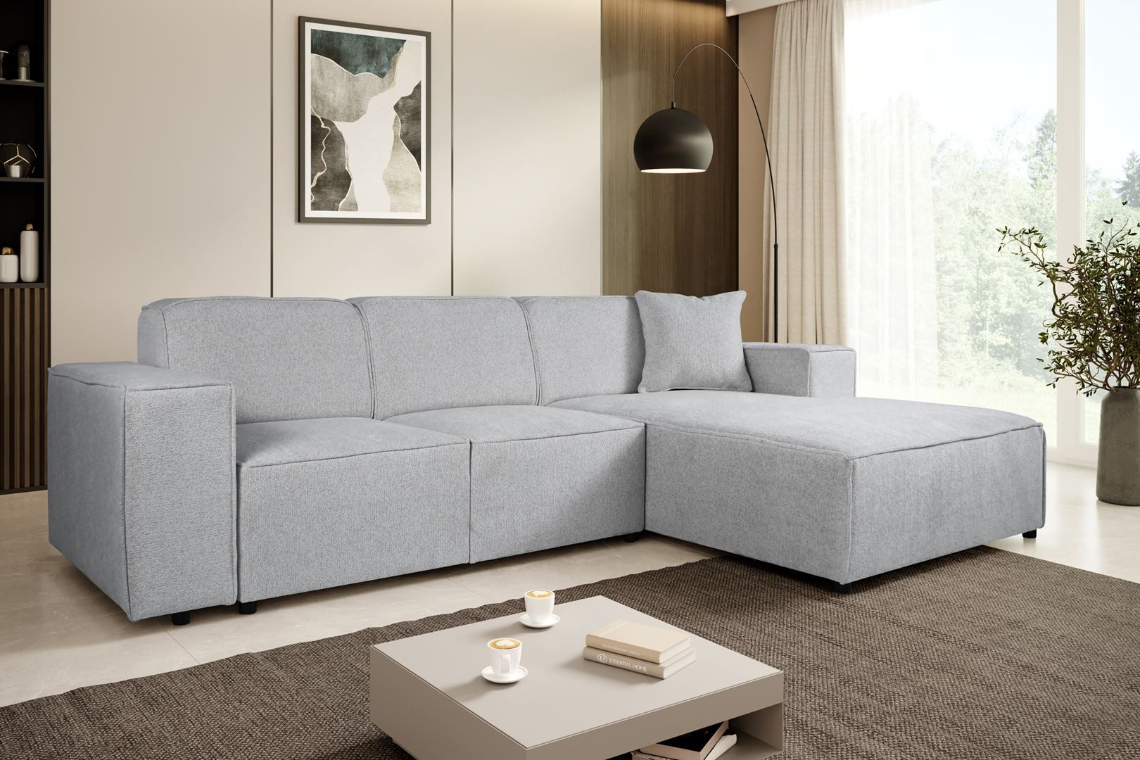 Beautysofa Ecksofa PEDRO, Breite: 267cm, viele günstig online kaufen