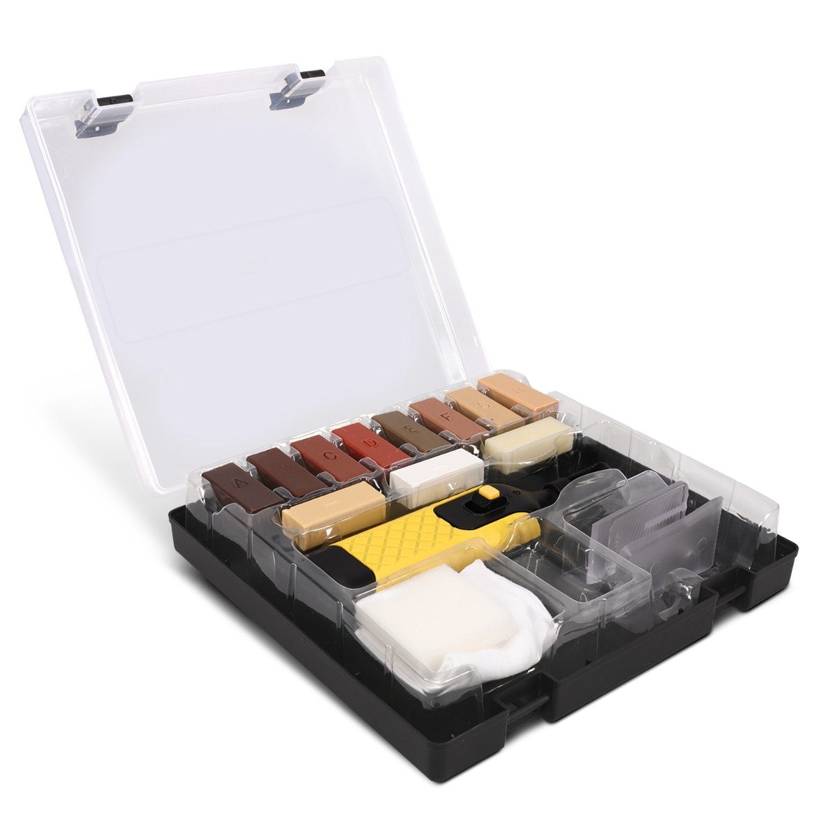 Navaris Boden-Reparaturset -Laminat-Parkett-Reparaturset, 17-teilig, Wachs günstig online kaufen