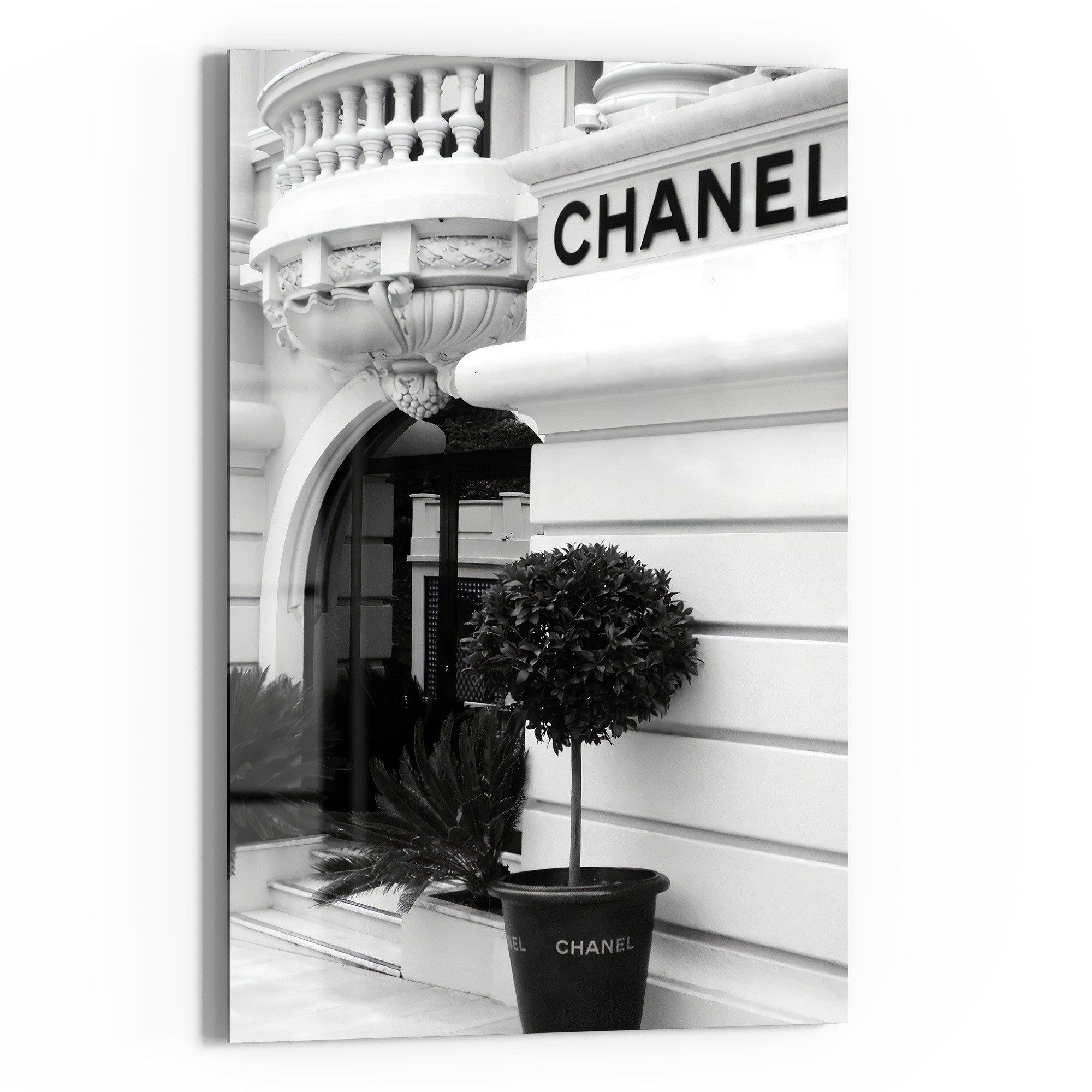 Glasbild 'Stilvoller Auftritt'
