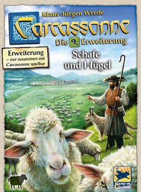 Hans im Glück Spiel, Carcassonne Schafe und Hügel 9. Erweiterung Strategiespiel