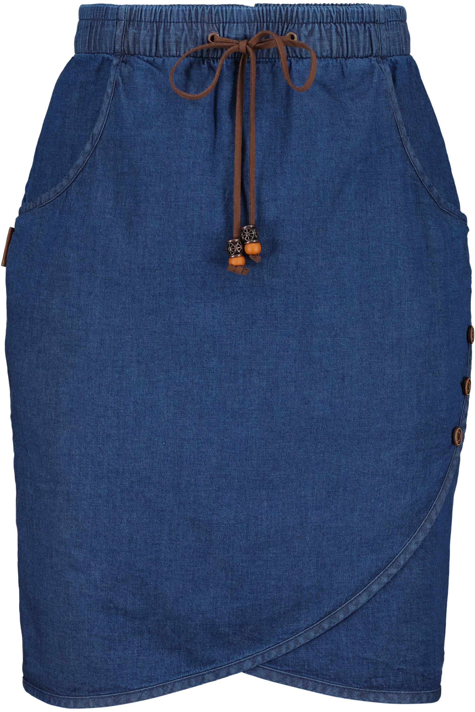 Alife & Kickin denim LucyAK Skirt dark A Damen DNM Sommerrock