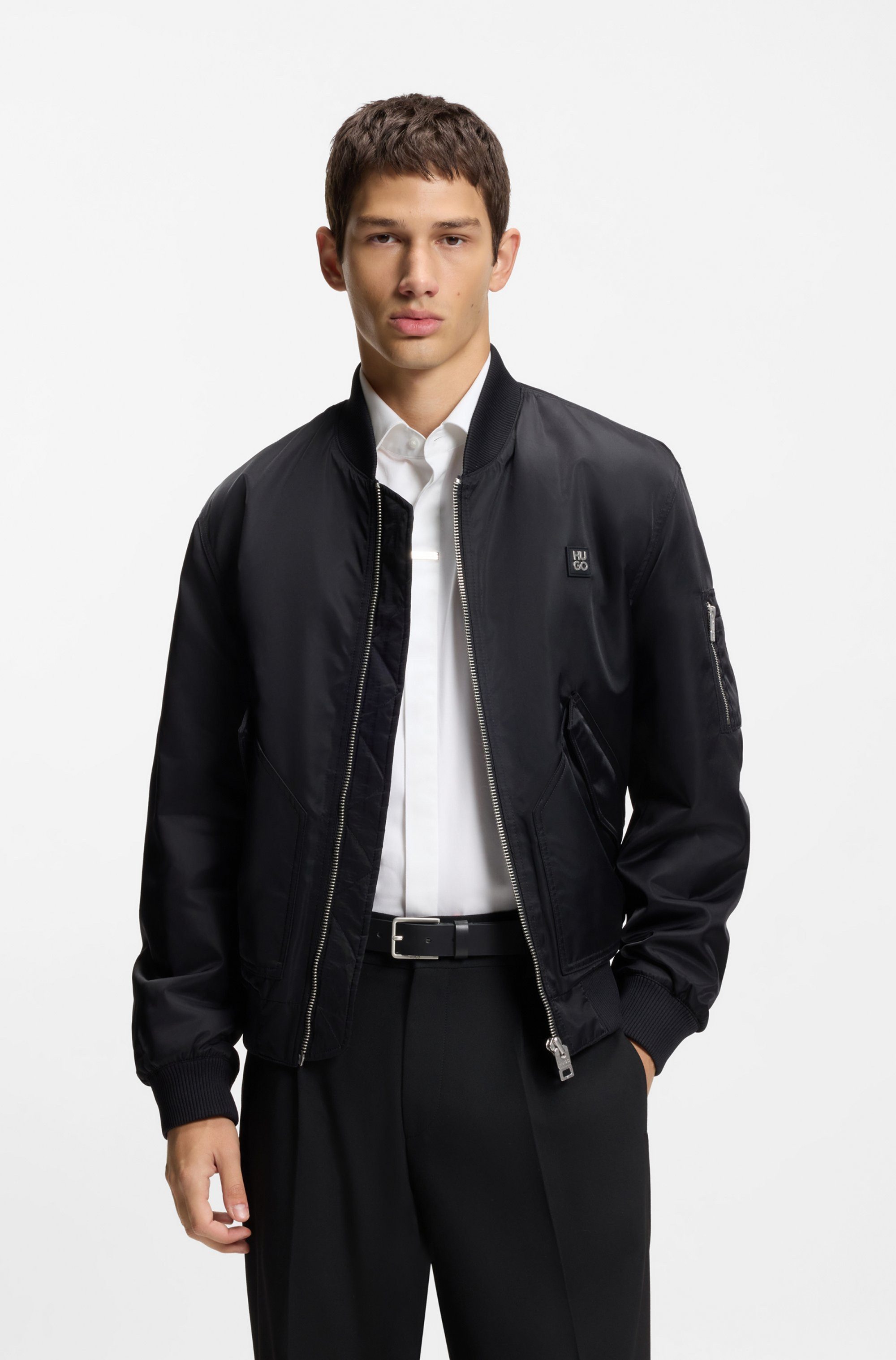 HUGO Ledergürtel Gael Sz30 mit Logoprägung günstig online kaufen