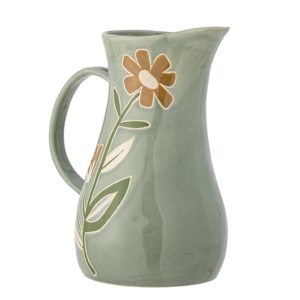 Bloomingville Wasserkrug Tangier, in Grün, 2145ml, aus Steingut