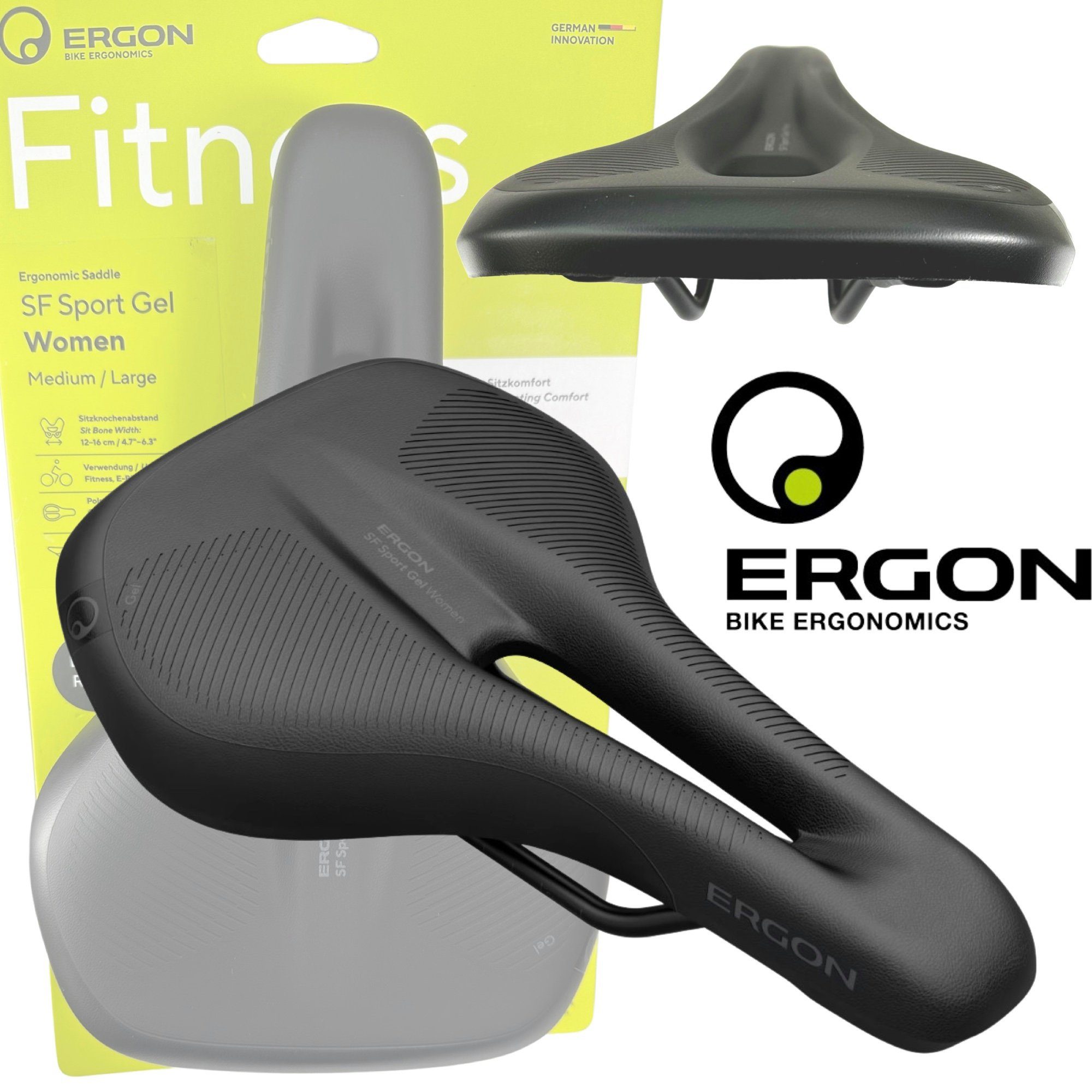 Fahrradsattel Ergon Fahrrad Sattel SF Sport Gel Women