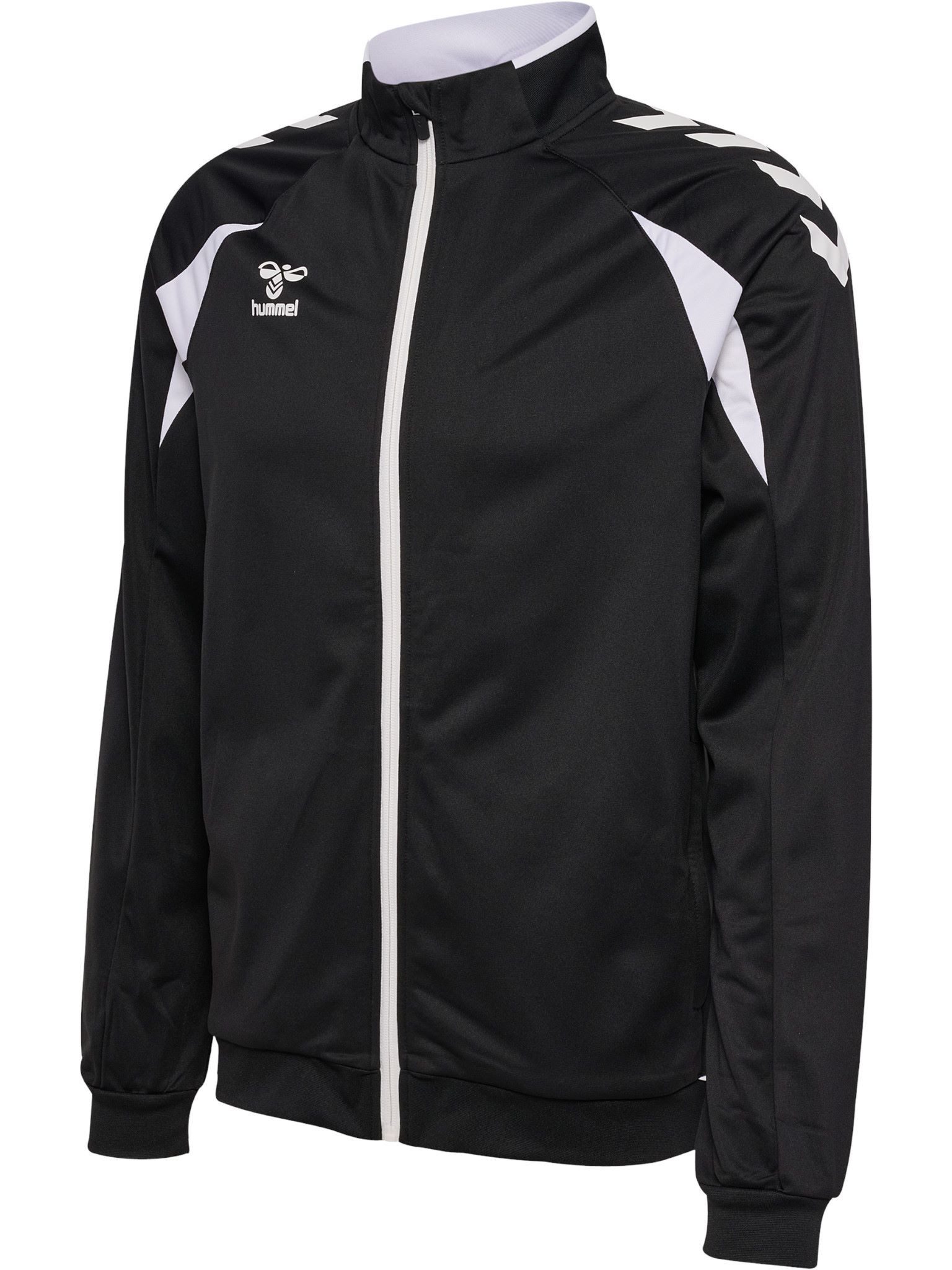 hummel Trainingsjacke hmlCORE 2.0 Track Zip (100% rec. Polyester) schwarz/weiss Herren