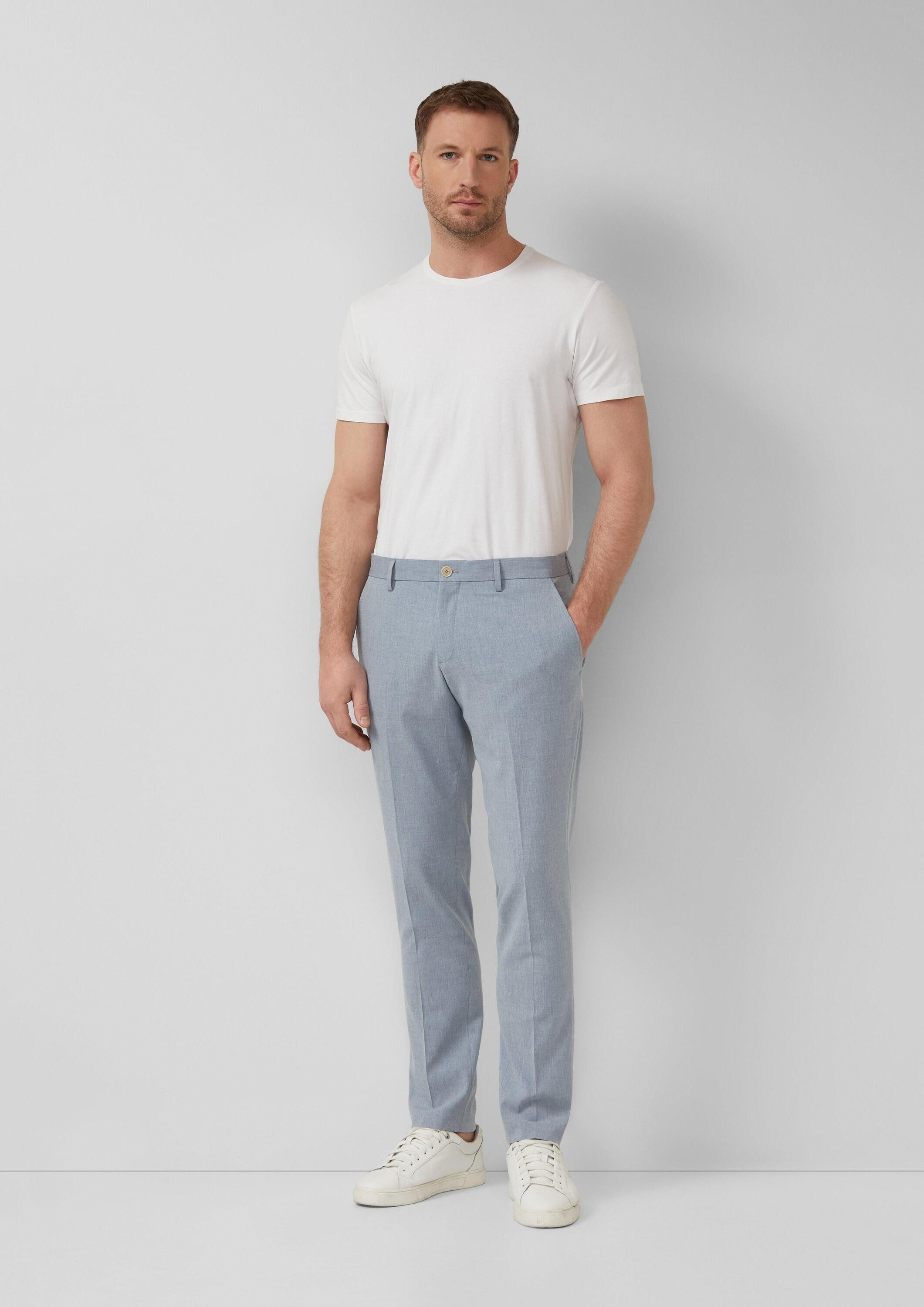 s.Oliver Chinos Anzughose S.OPURE s.O PURE: Anzughose aus elastischem Leinenmix