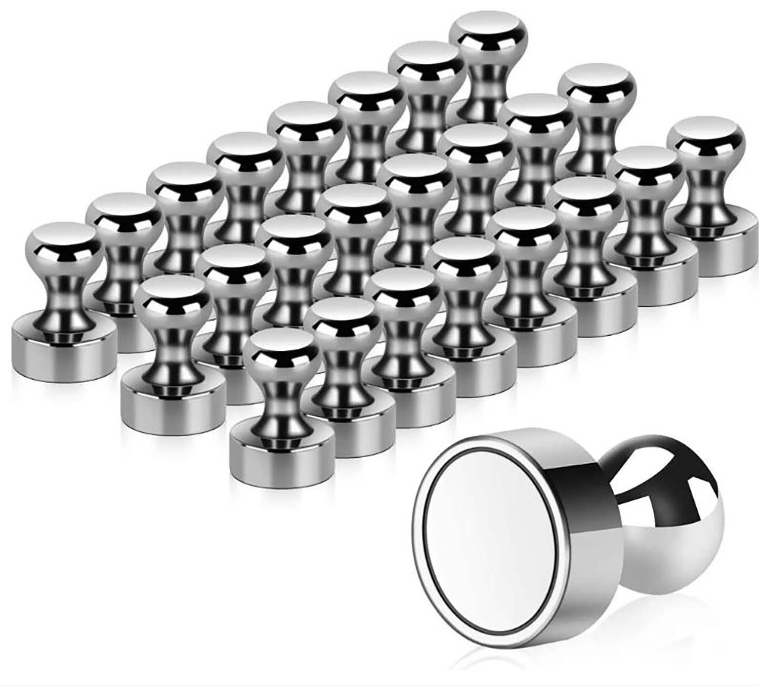 trends for living Magnet 30 Stück Магниты Metall Магнитыn 12 x 16mm für Magnettafel, Whiteboard (30-St)