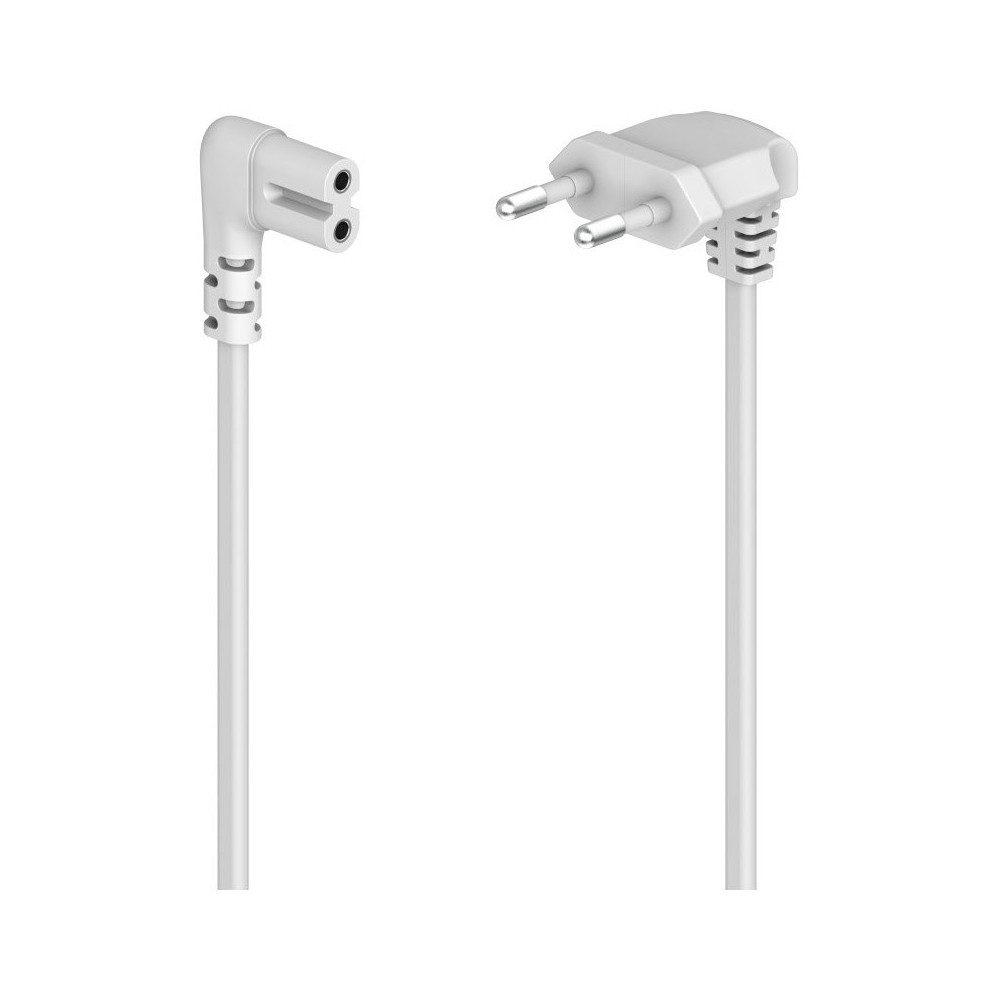 Hama Netzkabel (5m) weiß für Geräte. Netzkabel